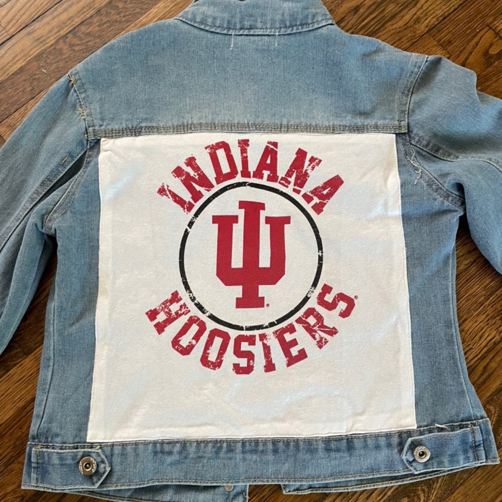 Indiana Hoosiers jean jacket